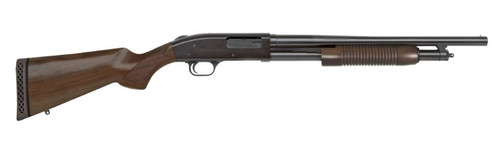 MOSSBERG 500 RETROGRADE PERSUADER 12GA 18.5" WALNUT STOCK