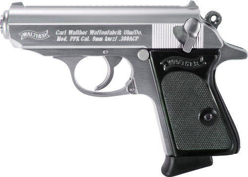 WALTHER PPK 380ACP SS 3.3" 6+1