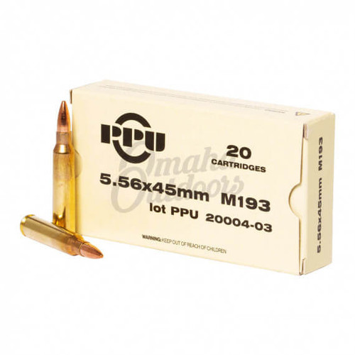 PPU 5.56X45 M193 20RD BOX