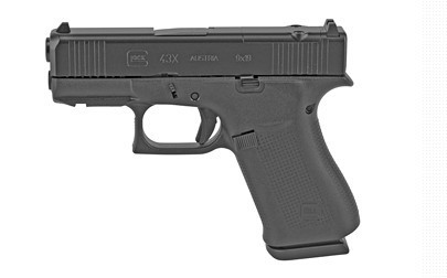 GLOCK 43X MOS 10+1 FRONT RAIL OPTICS READY