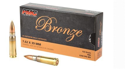 PMC BRZ 7.62X39 123GR FMJ 20RD - Freedom Outdoors