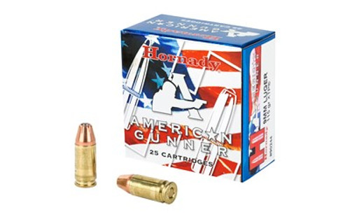 HORNADY AMERICAN GUNNER 9MM LUGER 115GR XTP 25RD BOX