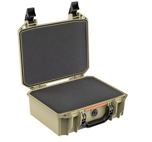PELICAN V200 VAULT MEDIUM PISTOL CASE TAN