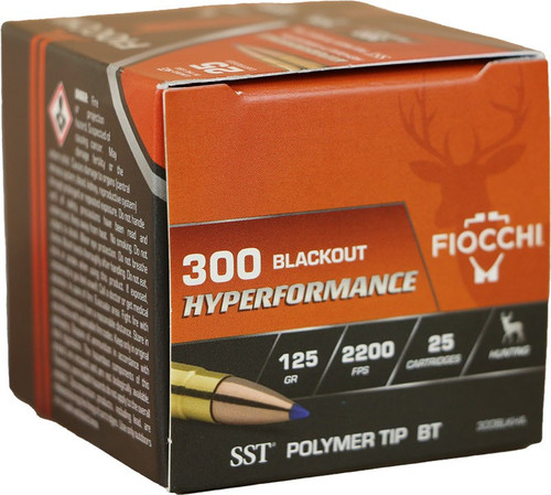 FIOCCHI 300BLK 125GR SST 25RD