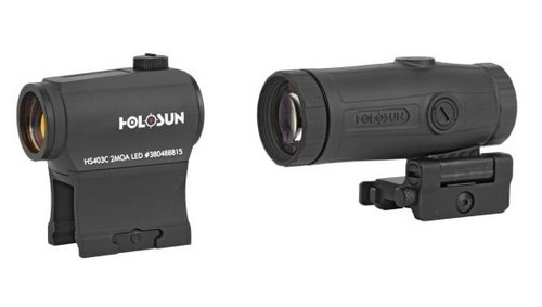 HOLOSUN HS403C 2MOA RED DOT HM3X MAGNIFIER COMBO