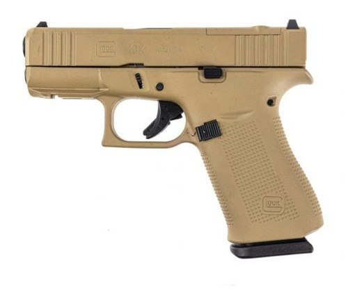 GLOCK 43X MOS 10+1 9MM FLAT DARK EARTH 2-10 ROUND MAGAZINES