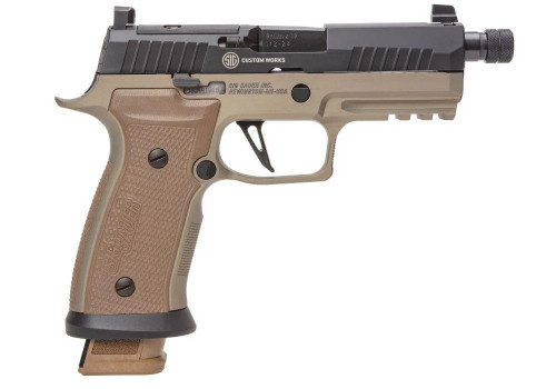 SIG P320 AXG COMBAT, CUSTOM WORKS, THREADED BARREL, 4.6", 9MM