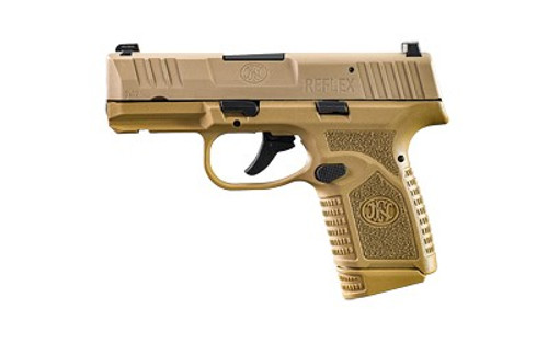 FNH- REFLEX 9MM FDE 3.3" 15+1 NS