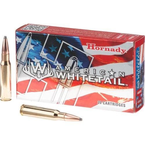 HORNADY .308 WINCHESTER 150 GRAIN AMERICAN WHITETAIL 20 CARTRIDGES.