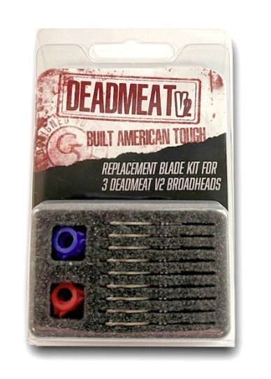 G5-DEADMEAT V2 REPLACEMNT BLADE KIT FOR 3 DEADMEAT V2 BROAD HEADS