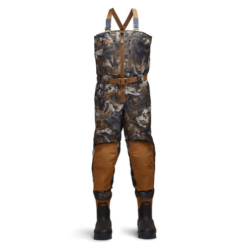 SITKA (L) DELTA ZIP WADERS , OPTIFADE TIMBER, SHORT, SIZE 10 BOOT
