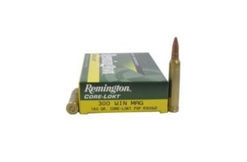 REMINGTON R300W2 CORE-LOKT 300 WIN MAG 180GR CORE-LOKT POINTED SOFT POINT 20RD