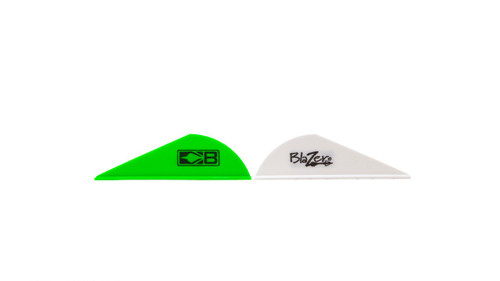 BOHNING BLAZER VANES 12 WHITE & 24 GREEN