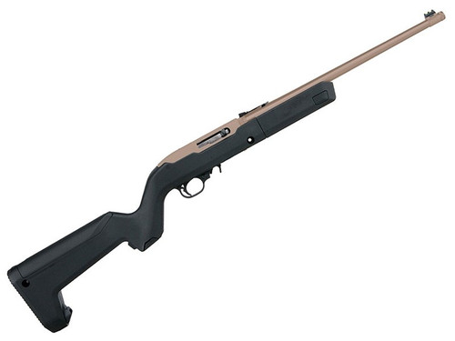RUGER- 10/22, .22LR, MAGPUL BACKPACKER, 16" BARREL, TAKEDOWN, FDE FINISH/BLACK.