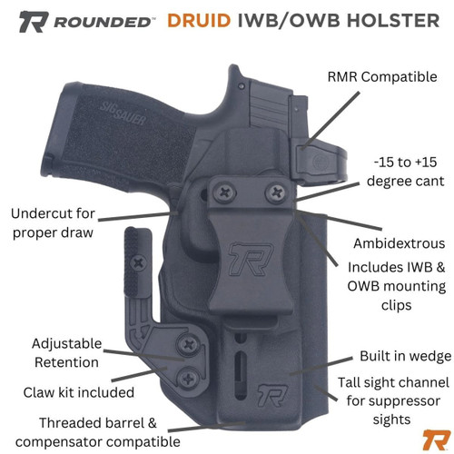 DRUID IWB/OWB KYDEX LARGE FRAME