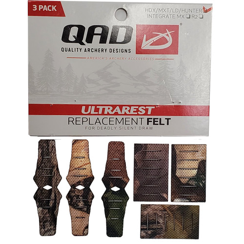 QAD ULTRAREST FELT REPLACEMENT KIT HDX CAMO