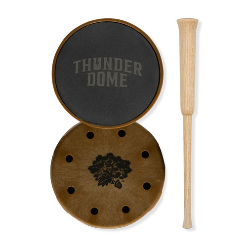 ROLLING THUNDER GAME CALLS THUNDERDOME SLATE POT CALL WITH HICKORY STRIKER