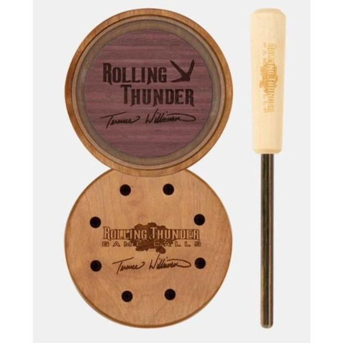 ROLLING THUNDER GAME CALLS TERENCE WILLIAMSON CRYSTAL TURKEY POT CALL