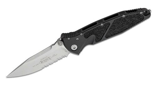 MIC SOCOM ELITE S/E STONEWASH STANDARD PARTIAL SERRATED BLACK