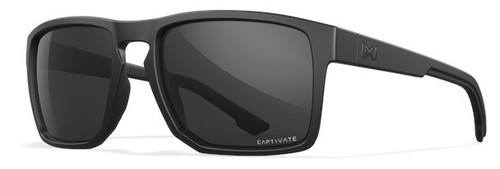 WILEY X FOUNDER MATTE BLACK FRAME / POLARIZED BLACK MIRRORED LENSES