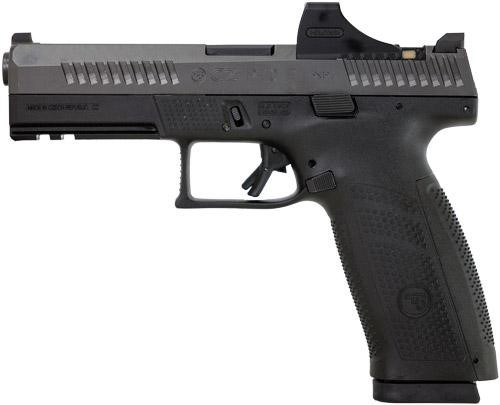 CZ P-10 9MM BLACK 19 ROUNDS HOLOSUN PACKAGE SCS