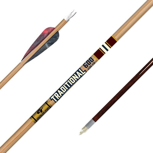 GOLD TIP TRADITIONAL CLASSIC 400 SPINE 6PK HUNTING ARROWS