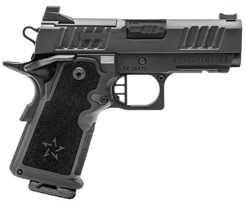 STACCATO 2011 CS 3.5 OPTIC READY ALUMINIUM FRAME 9MM COMPACT SIGHTS FLAT TRIGGER