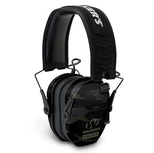 WALKERS RAZOR SLIM ELECTRONIC MUFF MULTICAM BLACK