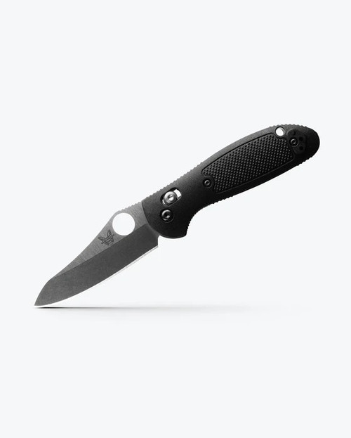 BENCHMADE MINI GRIPTILLIAN BLACK THUMBHOLE SHEEPSFOOT