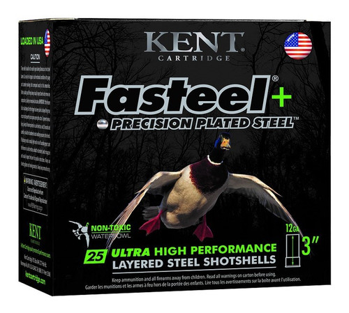KENT FASTEEL+ 12 GA 3" 2X4 25 RNDS