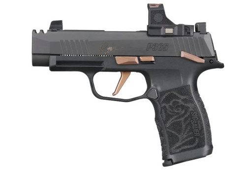 SIG SAUER P365XL ROSE 9MM ROMEO 12+1 WITH VAULTEK CASE, COMP, AND HS