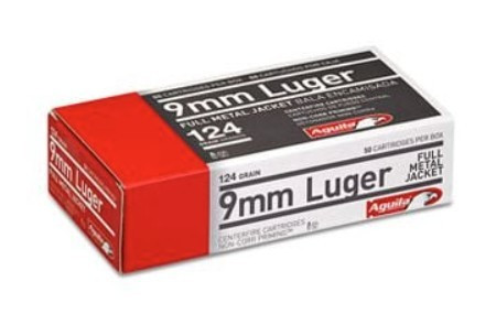 AGUILA 9MM 124GR FMJ 50RD BOX