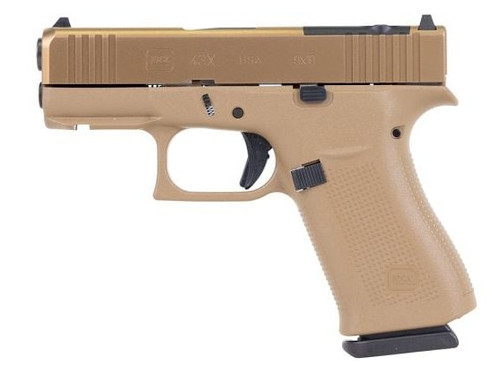GLOCK 43X MOS 9MM COYOTE