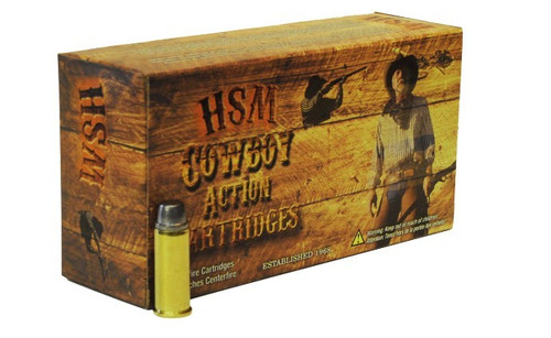 HSM 45-70 GOVT 405GR COWBOY ACTION ROUND NOSE FLAT POINT 20 ROUNDS