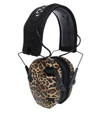 WALKERS RAZOR SLIM ELECTRONIC EARMUFF NRR23 LEOPARD