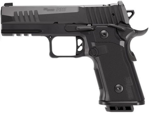 SIG SAUER P211 GT4 9MM 4.2" OR XRAY3 SIGHTS G10 GRIPS, 21RD (2), 17RD (1) BLACK