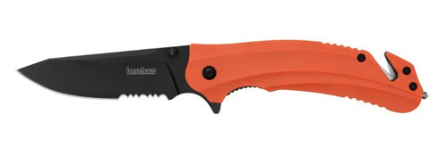 KERSHAW BARRICADE SERRATED FOLDER KNIFE