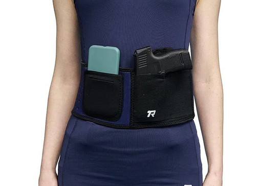 ROUNDED BELLY BAND HOLSTER SMALL - NAVY