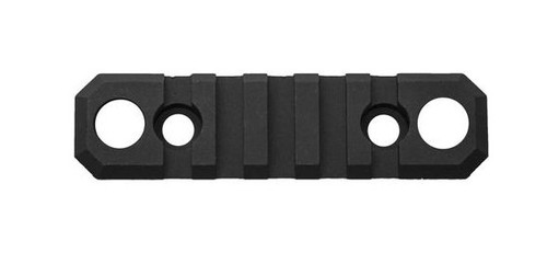 GROVTEC RAIL 3.1" 5-SLOT M-LOK WITH PUSH BUTTON BASE BLACK
