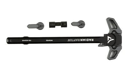 Radian Weapons, Raptor Charging Handle, 45/90 Talon Safety, Gray, AR-15, M16