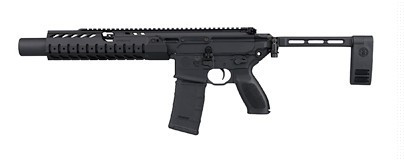 Sig Sauer, MCX LTAW, Semi-automatic, AR-Style Pistol, 300 Blackout, 6.75" Barrel