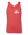 FREEDOM XLARGE, TANK TOP, RED TRIBLEND