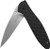 KERSHAW LEEK, CARBON FIBER FOLDER, 3" DROP POINT BLADE W/ ASSISTED FLIPPER.