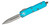 MICROTECH UTX-85 DOUBLE EDGE TURQUOISE SATIN FULL SERRATED
