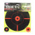 BIRCHWOOD CASEY SHOOT-N-C 8" BLACK/RED ROUND 6 PACK