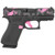 Glock G43X MOS 9mm 3.41" Compact Pistol 10rds, Black/Pink