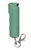 SABRE RED GEL .54OZ SAGE GRN FLIP TOP W/KEY RING AND SNAP CLIP