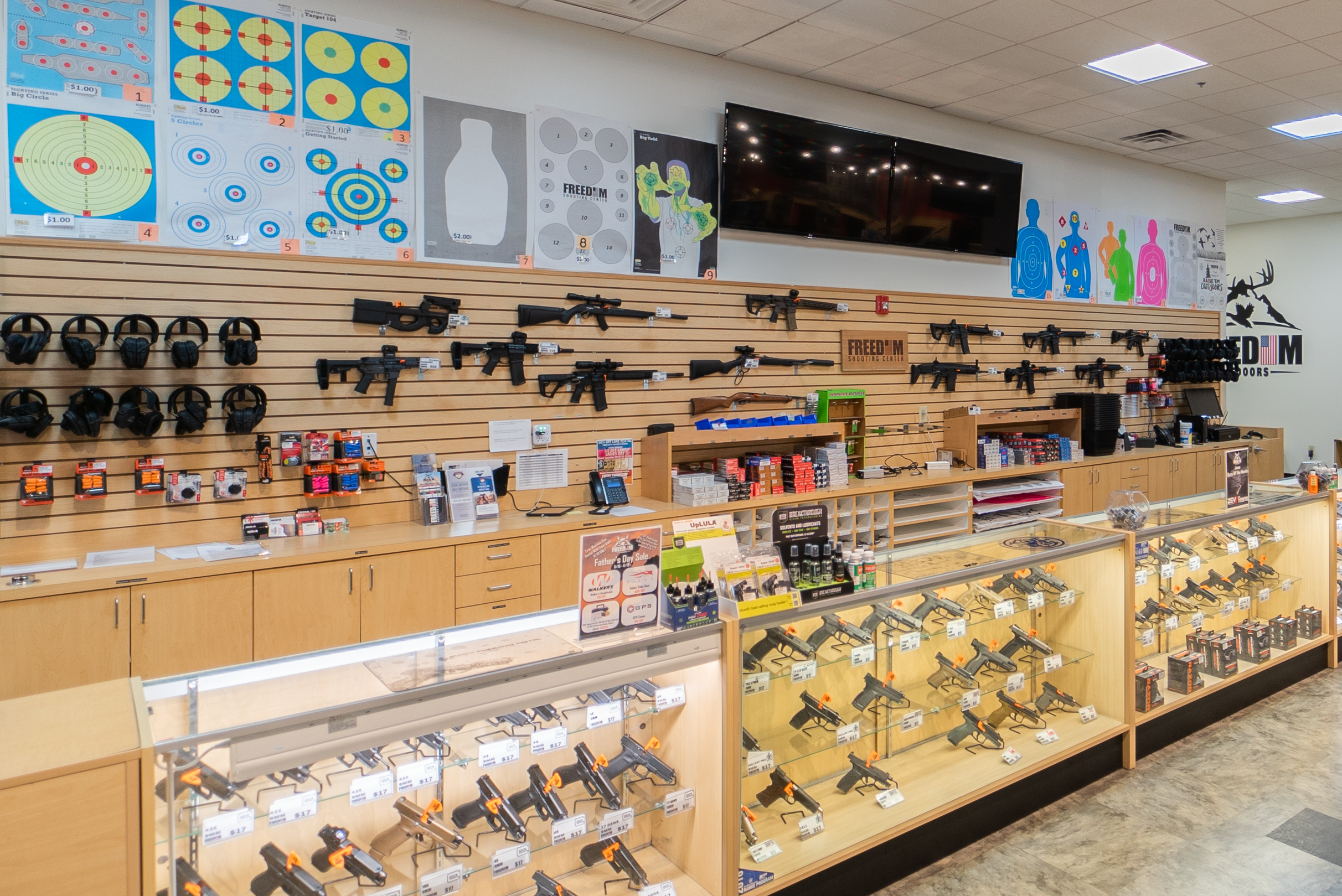 Freedom Outdoors In Store Firearm Selection