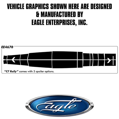 "C7 Rally" (3 spoiler options) - Chevy Corvette - 2014 thru 2019