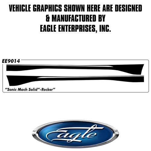 Mach E"Sonic Mach Rocker" Solid  - Ford Mustang -  2021 thru 2025 Mach E"Sonic Mach Rocker" Solid  - Ford Mustang -  2021 thru 2025